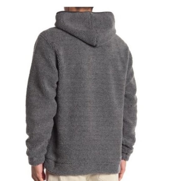 Union Men's Turner Teddy-Fleece Quarter-Zip Hoodie - Picture 2 of 6